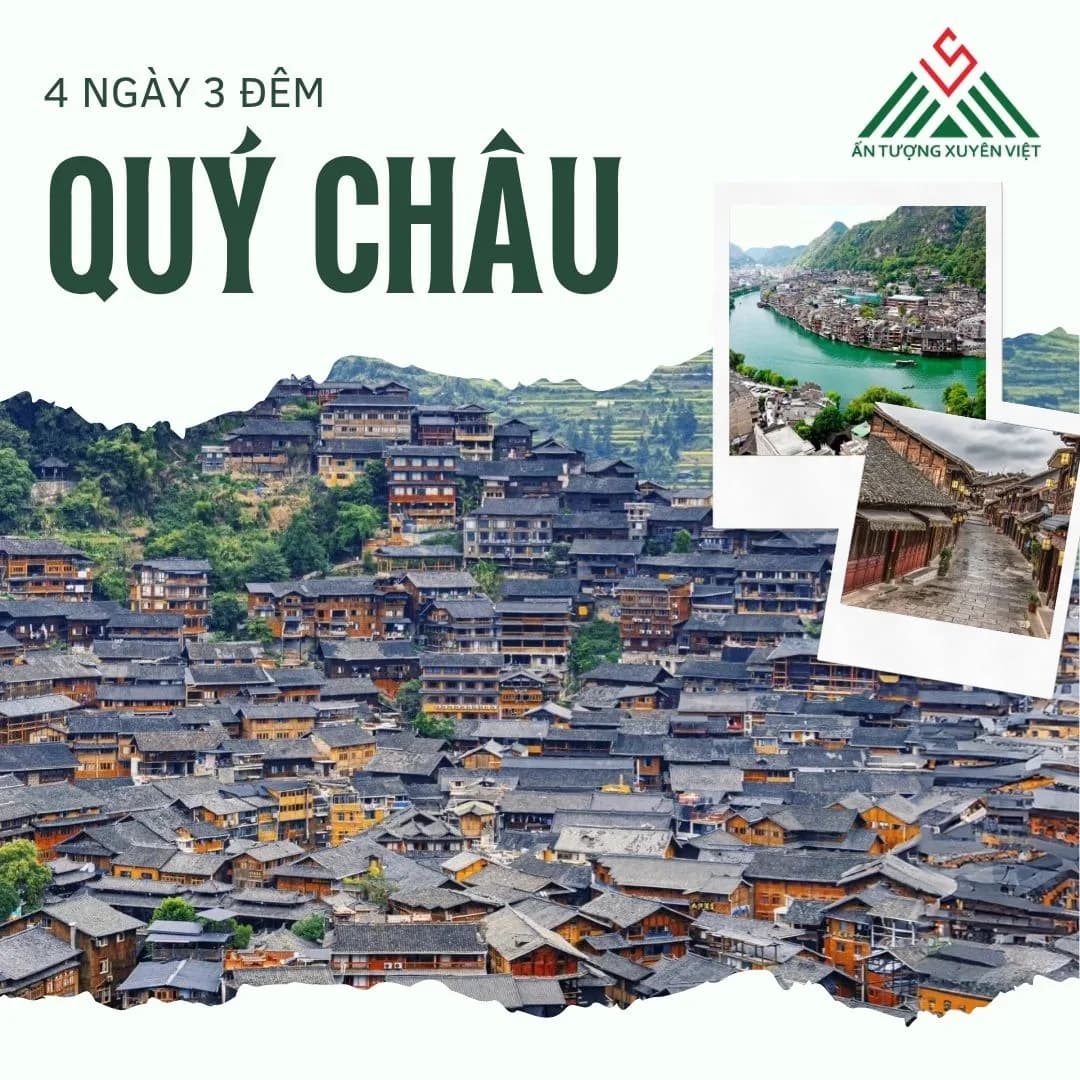 QUÝ DƯƠNG - THANH NHAM CỔ TRẤN -  TRẤN VIỄN CỔ THÀNH - THIÊN HỘ MIÊU TRẠI  (BAY CHARTER GY)