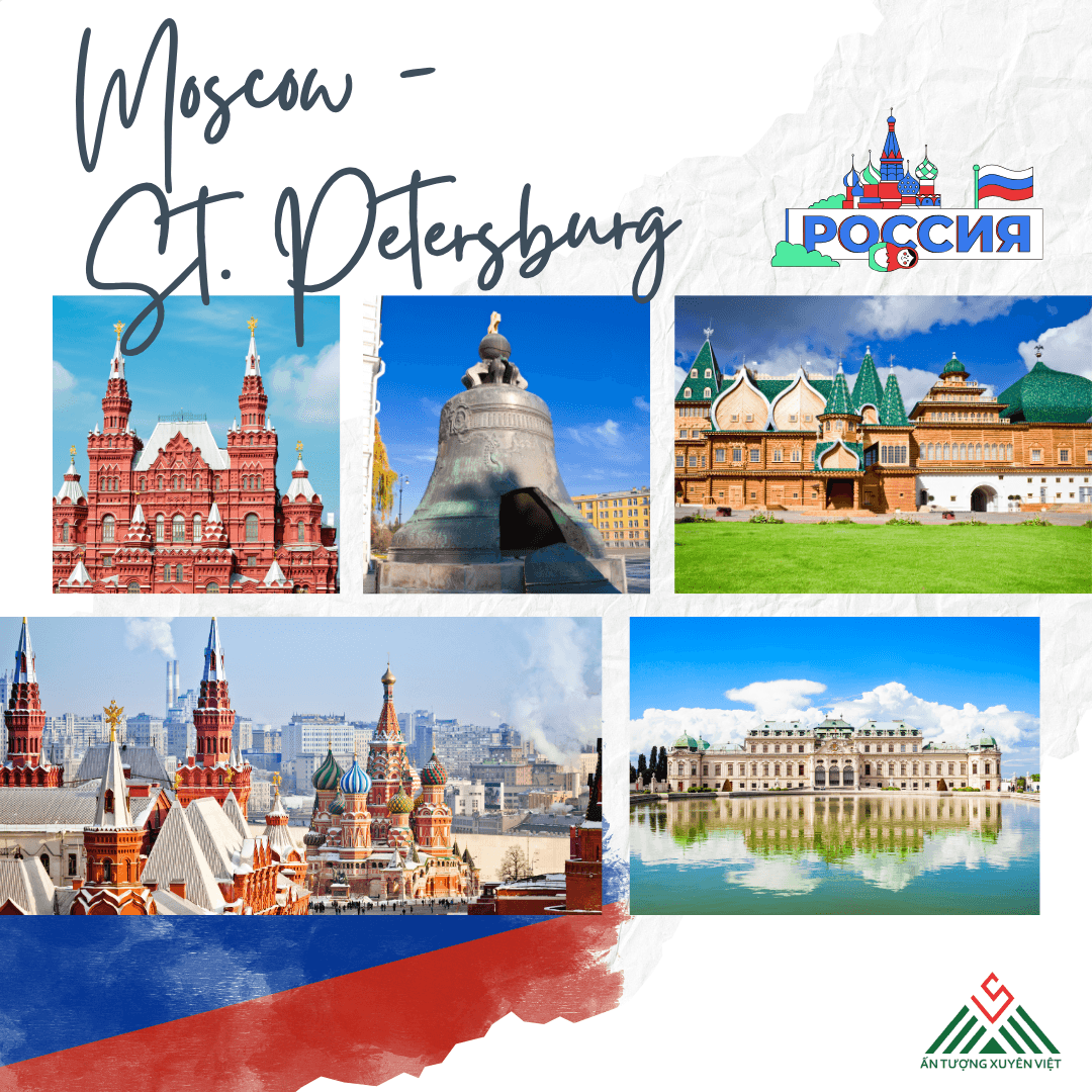 HÀ NỘI – MOSCOW – ST. PETERSBURG – HÀ NỘI
