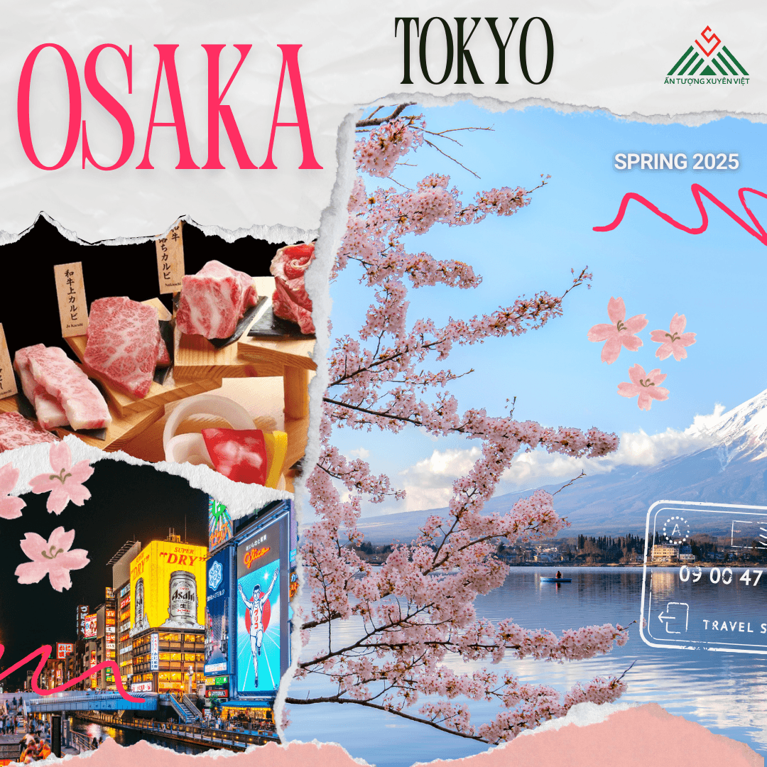 Osaka - Kobe - Kyoto - Nagoya - Phú Sĩ - Tokyo