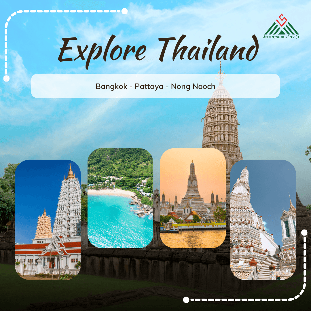Hà Nội - Bankok - Pattaya - Nong Nooch 5 ngày 4 đêm
