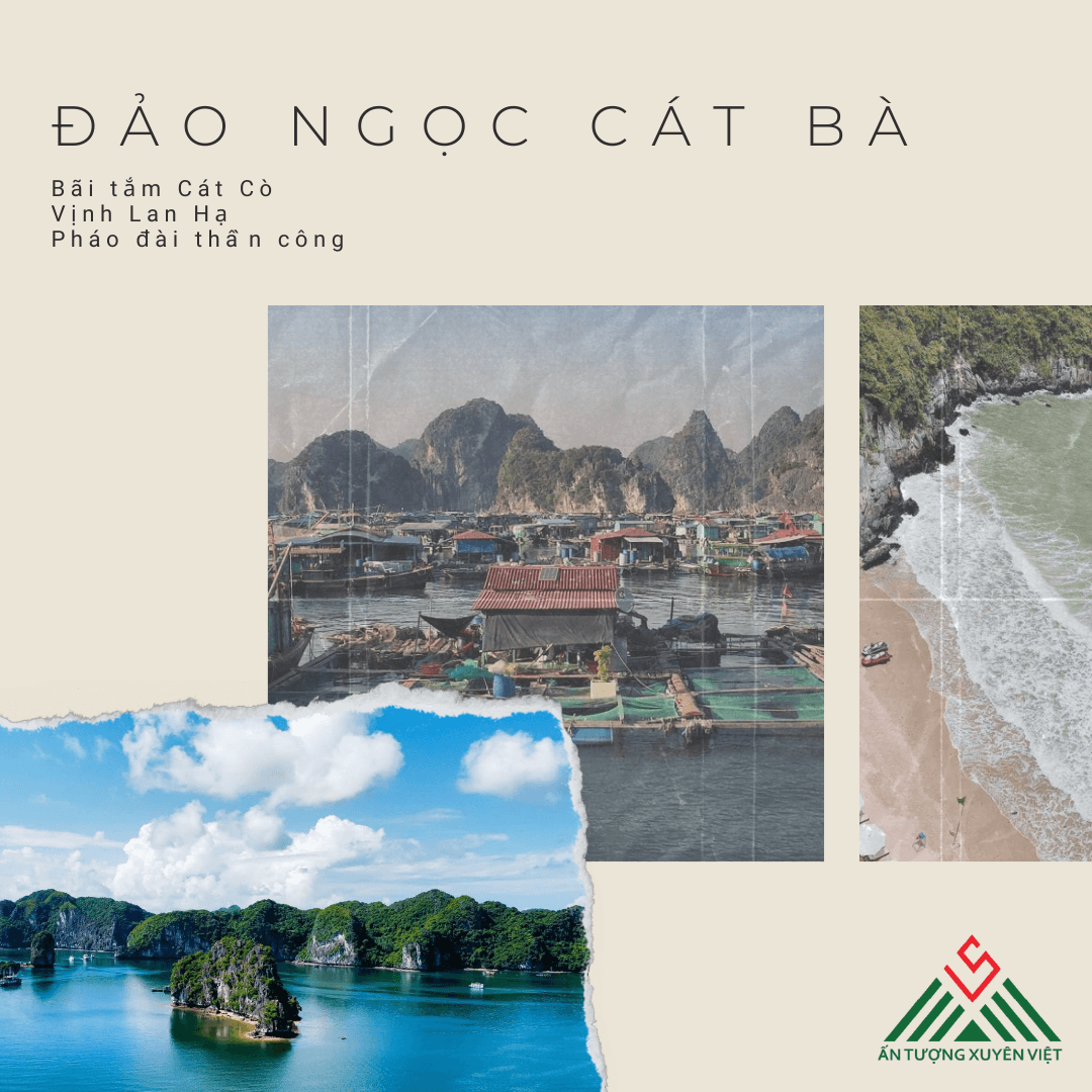 Đảo ngọc Cát Bà - Vịnh Lan Hạ 3 ngày 2 đêm